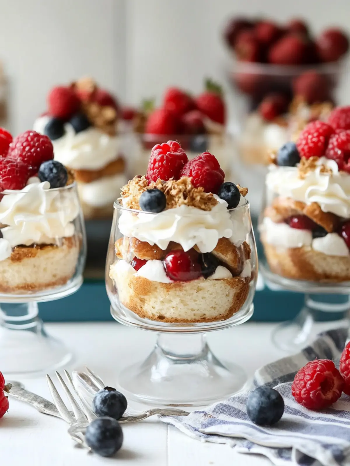 Delicious English Muffin French Toast Trifle Cups You'll Love 2 English Muffin French Toast Trifle Cups