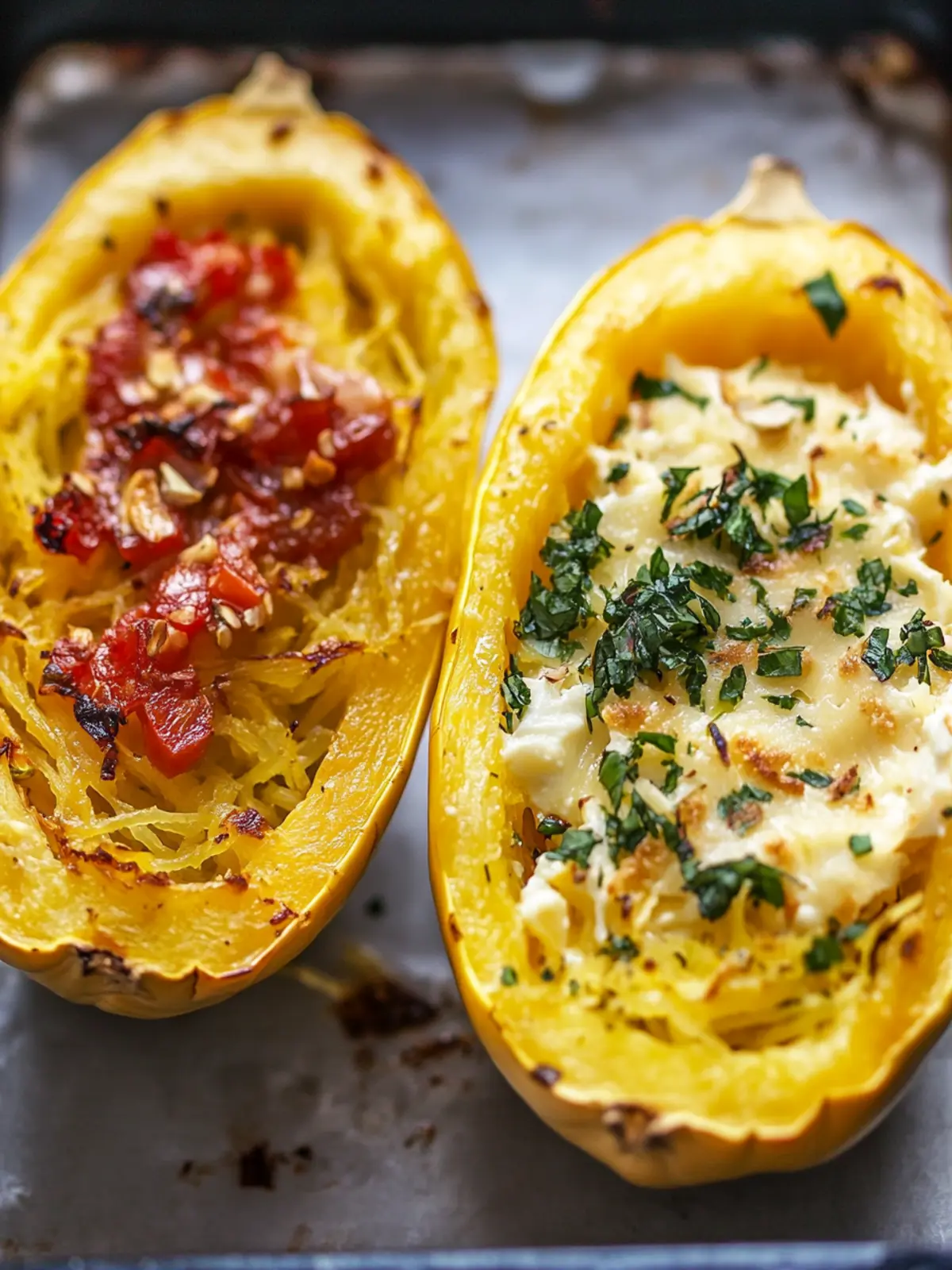 Baked Boursin Spaghetti Squash: A Creamy Delight Awaits 4 Baked Boursin Spaghetti Squash