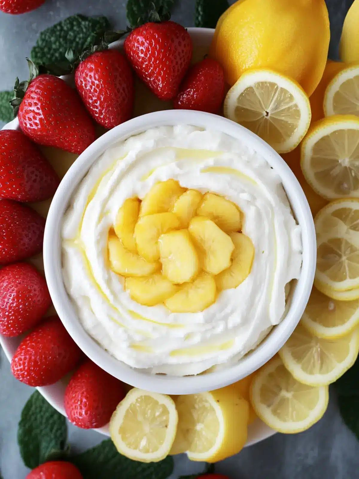 Lemon Cheesecake Fruit Dip: Refreshing Twist on Tradition 2 Lemon Cheesecake Fruit Dip