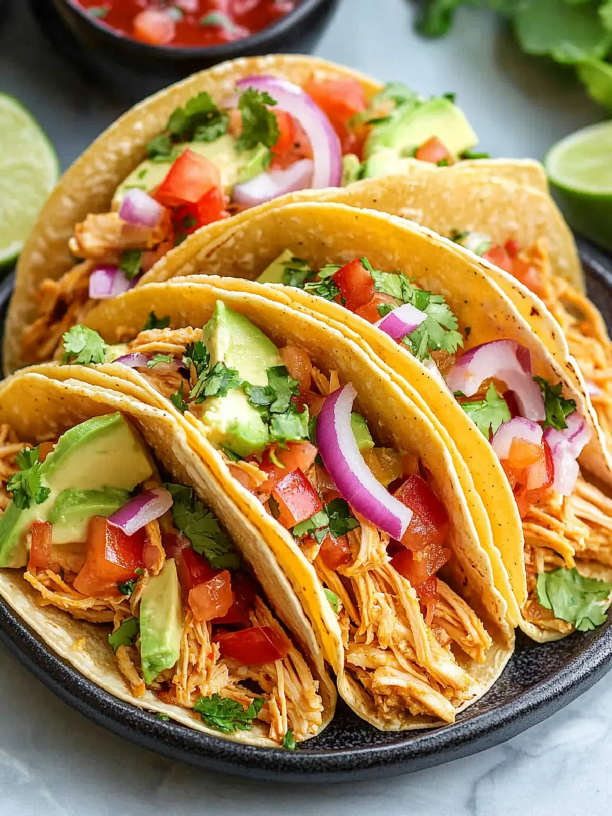 Dazzling Crockpot Chicken Tacos for Effortless Weeknight Dinners 2 Crockpot Chicken Tacos