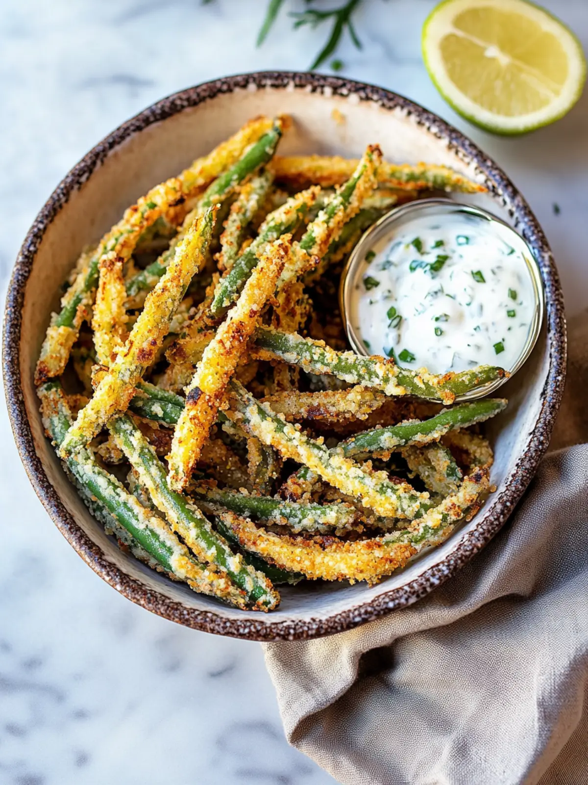 Crispy Green Bean Fries That Will Kick Fast Food to the Curb 2 Green Bean Fries