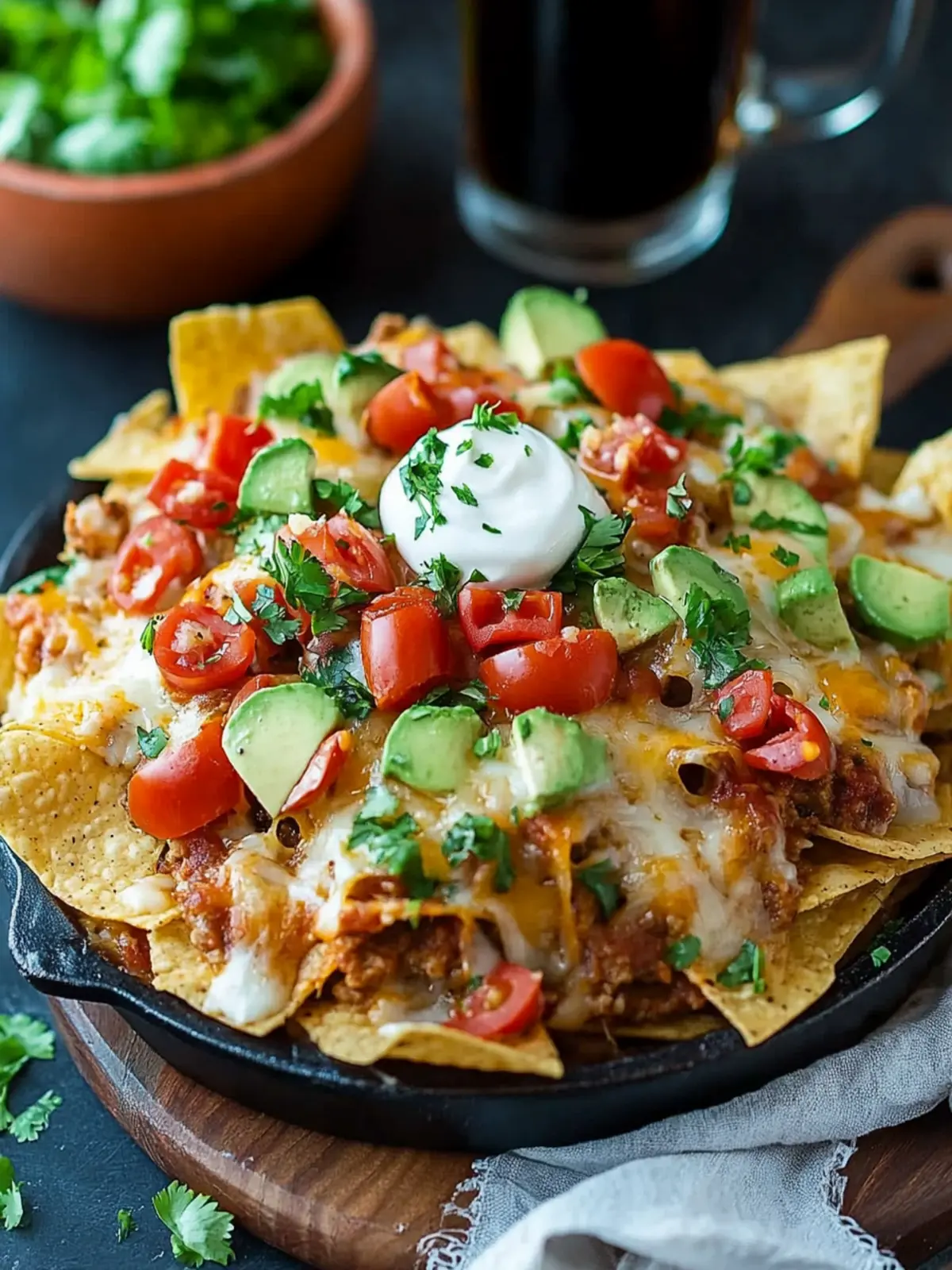 Irish Nachos with Guinness and Irish Cheddar Sauce Delight 3 Irish Nachos with Guinness and Irish Cheddar Sauce