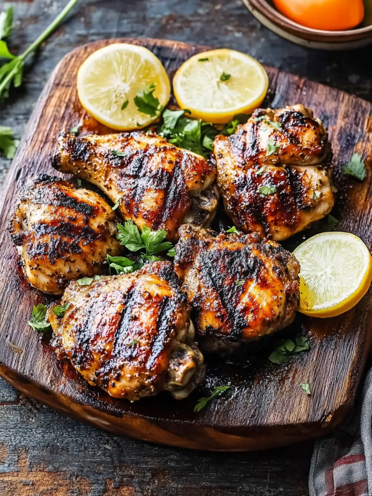 Savory Grilled Chicken Thighs: Tender Flavor Awaits 2 Grilled Chicken Thighs