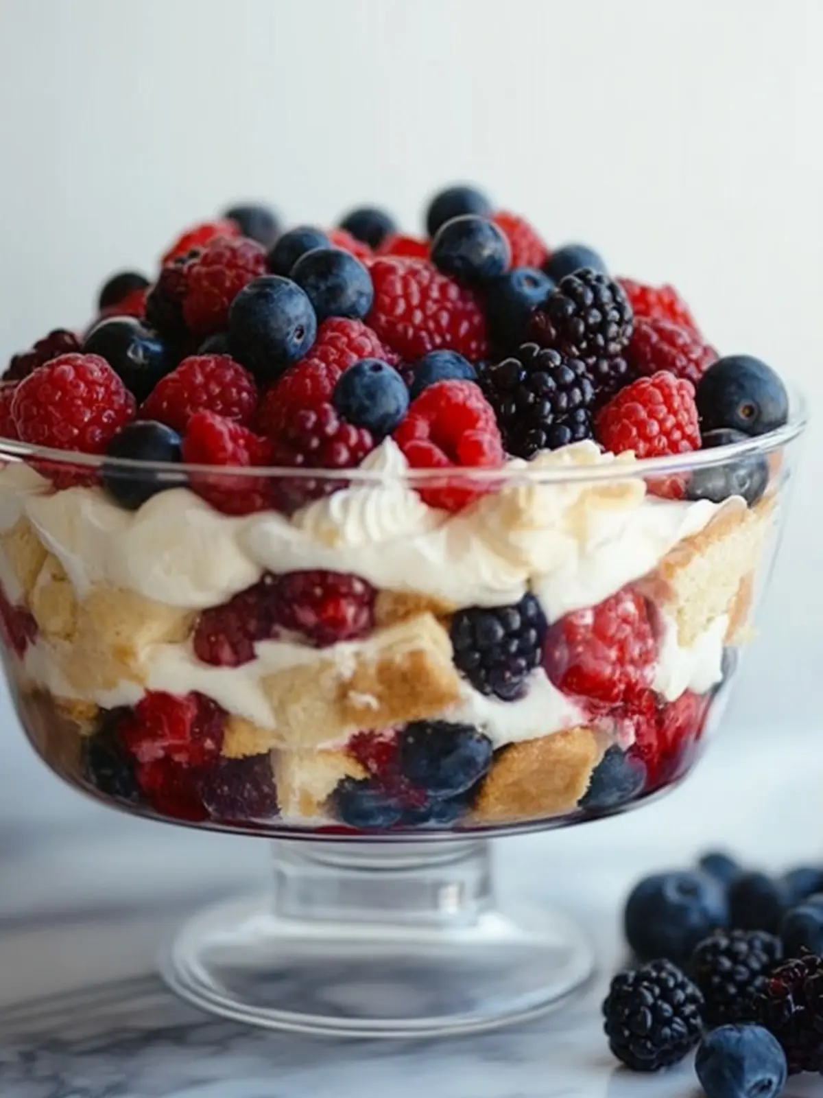 Berry Trifle Bliss: Irresistibly Delicious Layered Delight 2 Berry Trifle
