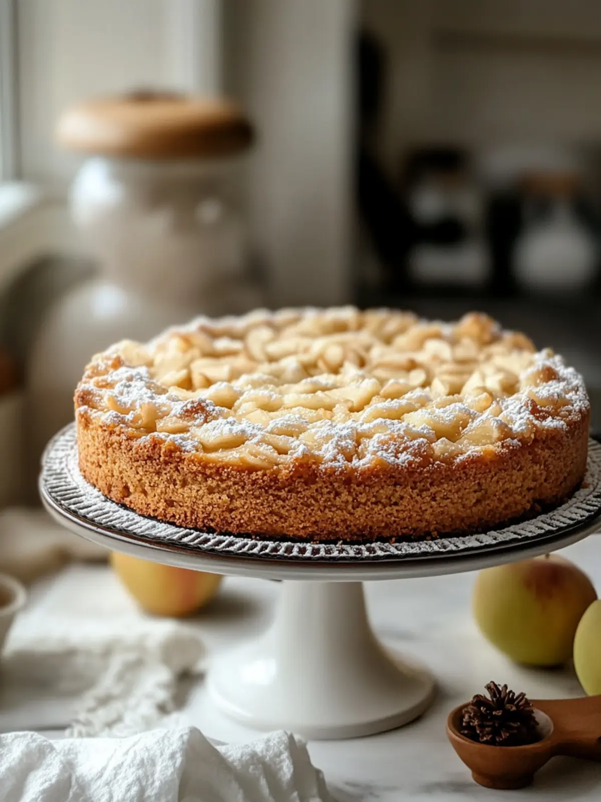 Irresistible Irish Apple Cake with Creamy Custard Sauce 3 Irish Apple Cake
