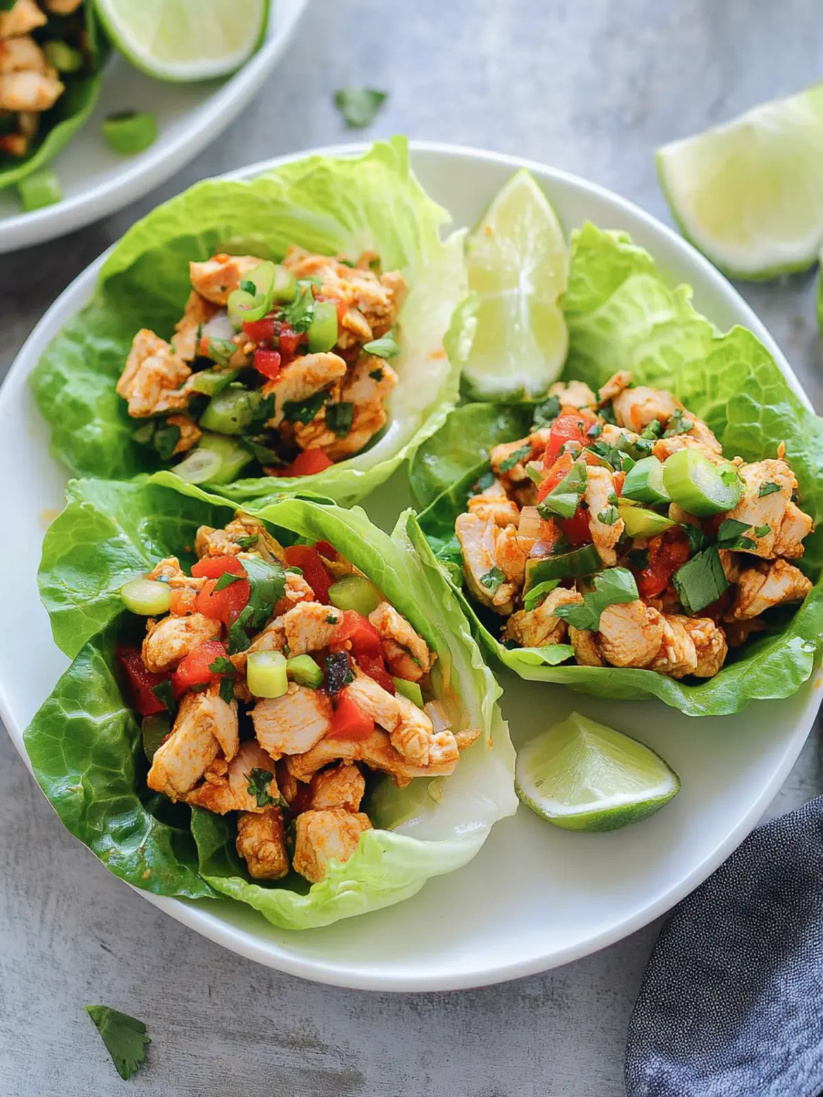 Delicious Chipotle Chicken Lettuce Wraps for a Fresh Feast 5 Chipotle Chicken Lettuce Wraps
