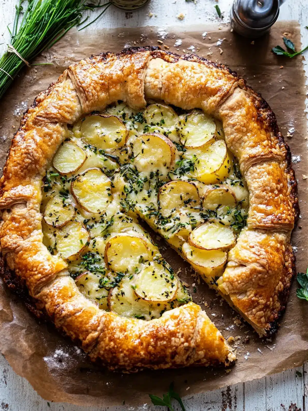 Cheesy Potato Chive Galette: Your New Comfort Food Favorite 4 Cheesy Potato Chive Galette