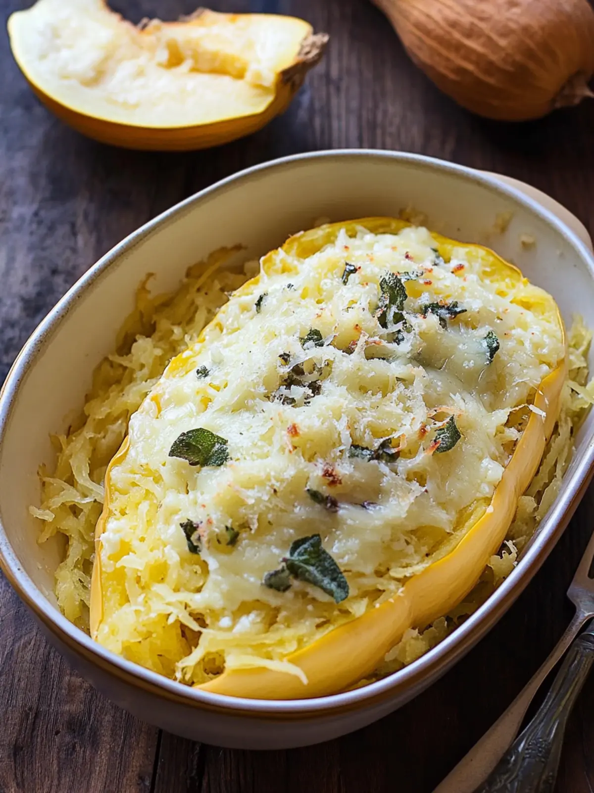 Irresistible Five Cheese Garlic Spaghetti Squash Delight 4 Five Cheese Garlic Spaghetti Squash