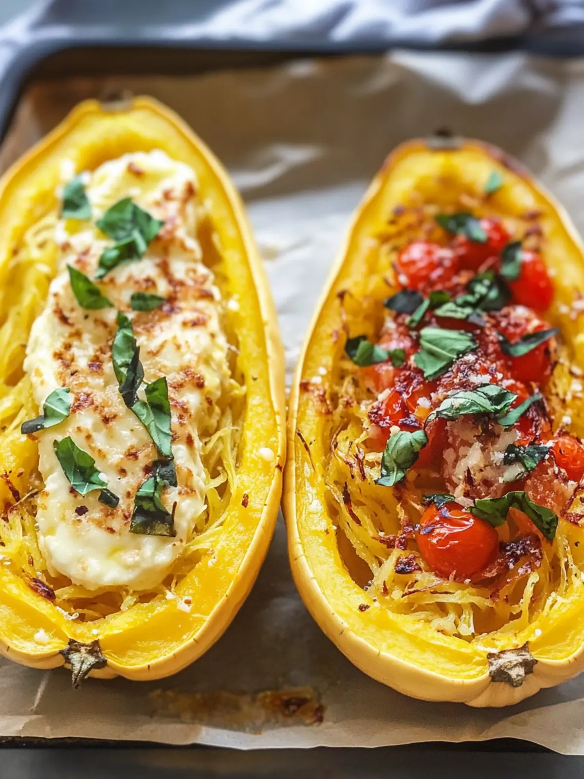 Baked Boursin Spaghetti Squash: A Creamy Savory Delight 3 Baked Boursin Spaghetti Squash