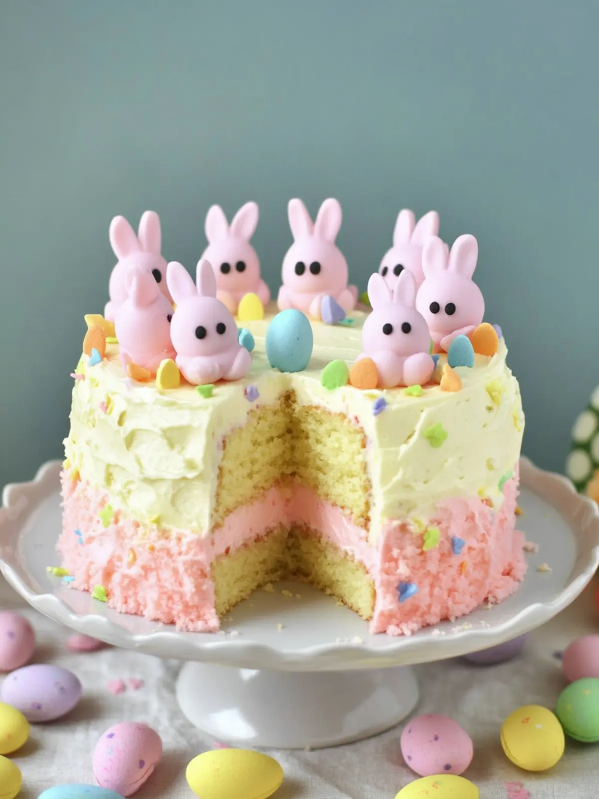Bunny Peep Easter Cake: A Colorful Delight for the Family 3 Bunny Peep Easter Cake