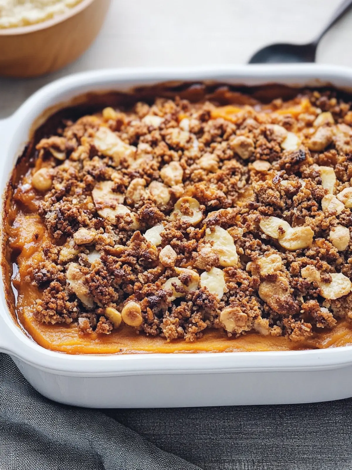 Irresistible Sweet Potato Casserole with Crunchy Pecan Topping 5 Sweet Potato Casserole