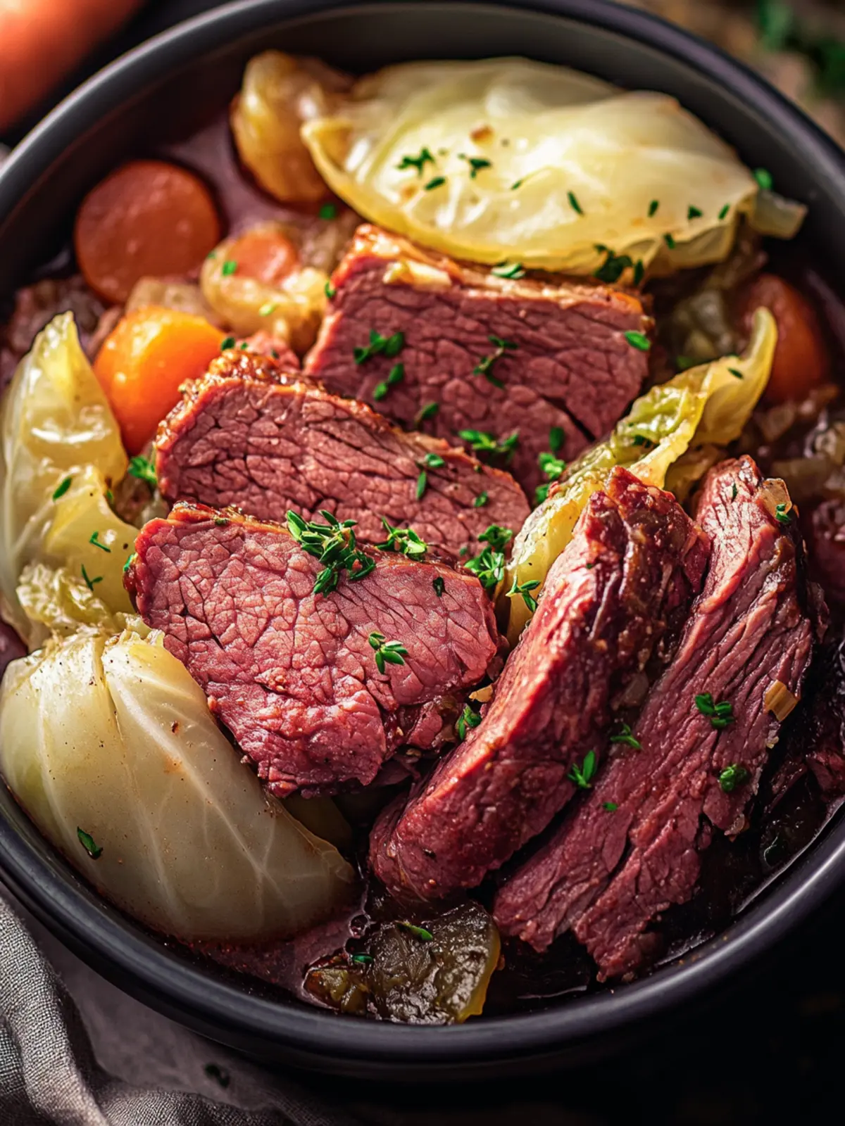 Melt-in-Your-Mouth Crockpot Corned Beef and Cabbage Delight 2 Crockpot Corned Beef and Cabbage