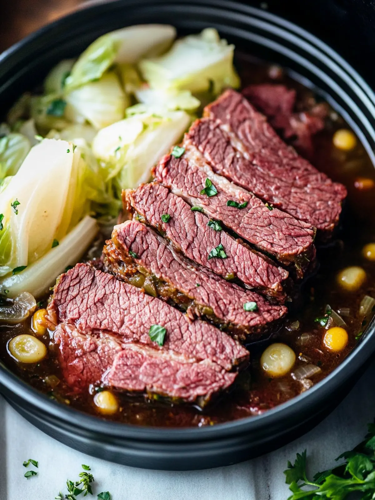 Irresistible Slow Cooker Corned Beef and Cabbage Feast 2 Slow Cooker Corned Beef and Cabbage