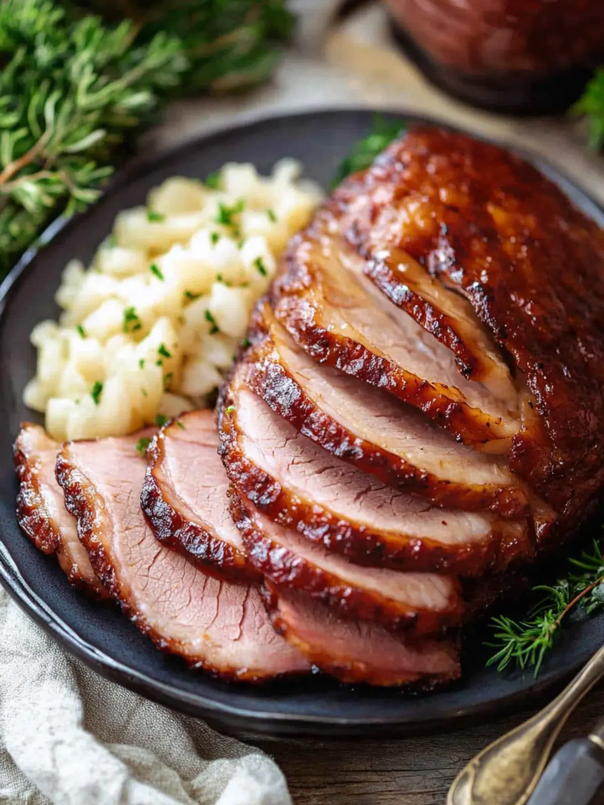 Mouthwatering Crock Pot Ham with Sweet Honey Glaze 2 Crock Pot Ham