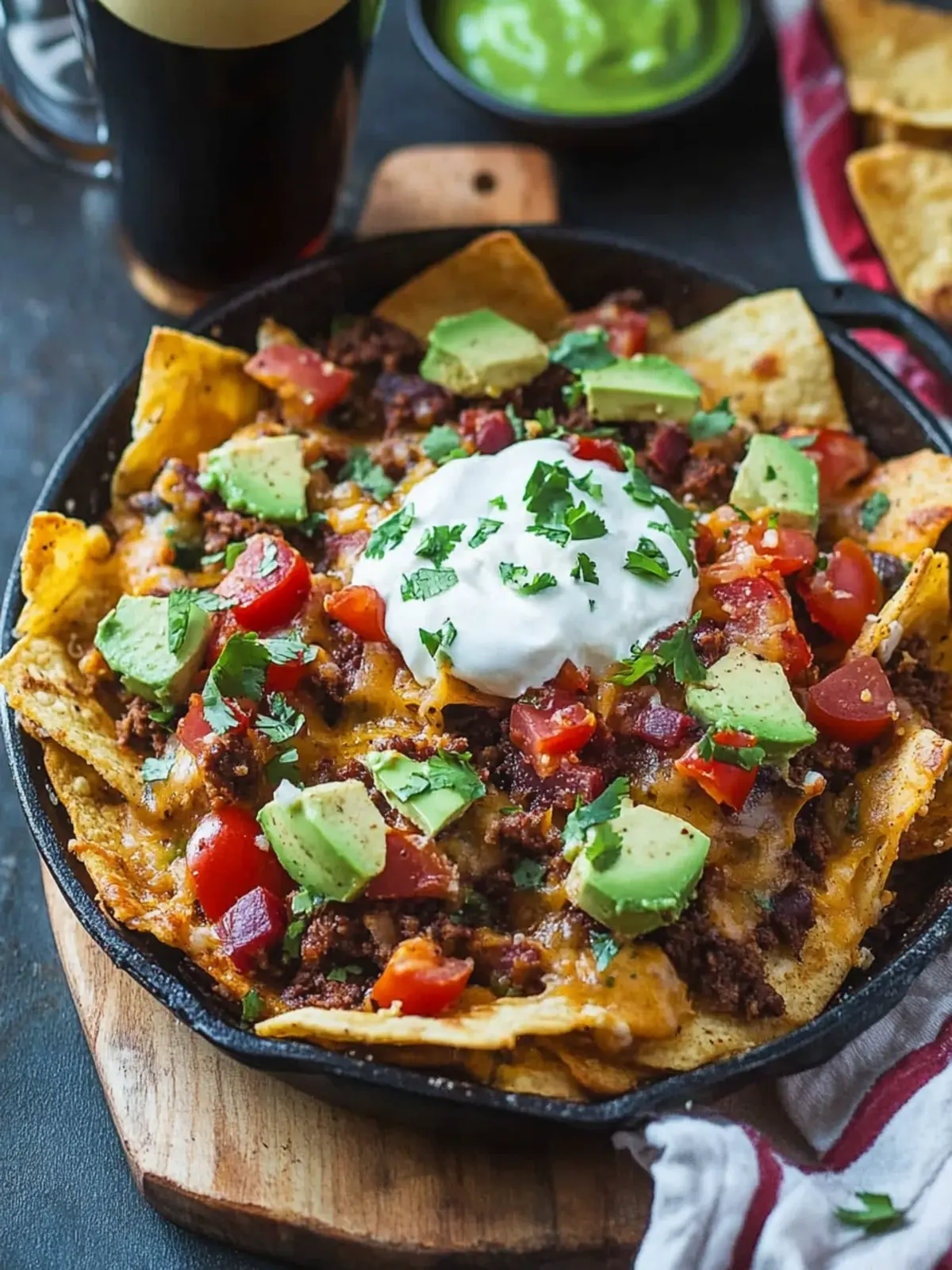 Irish Nachos with Guinness and Irish Cheddar Sauce Delight 4 Irish Nachos with Guinness and Irish Cheddar Sauce