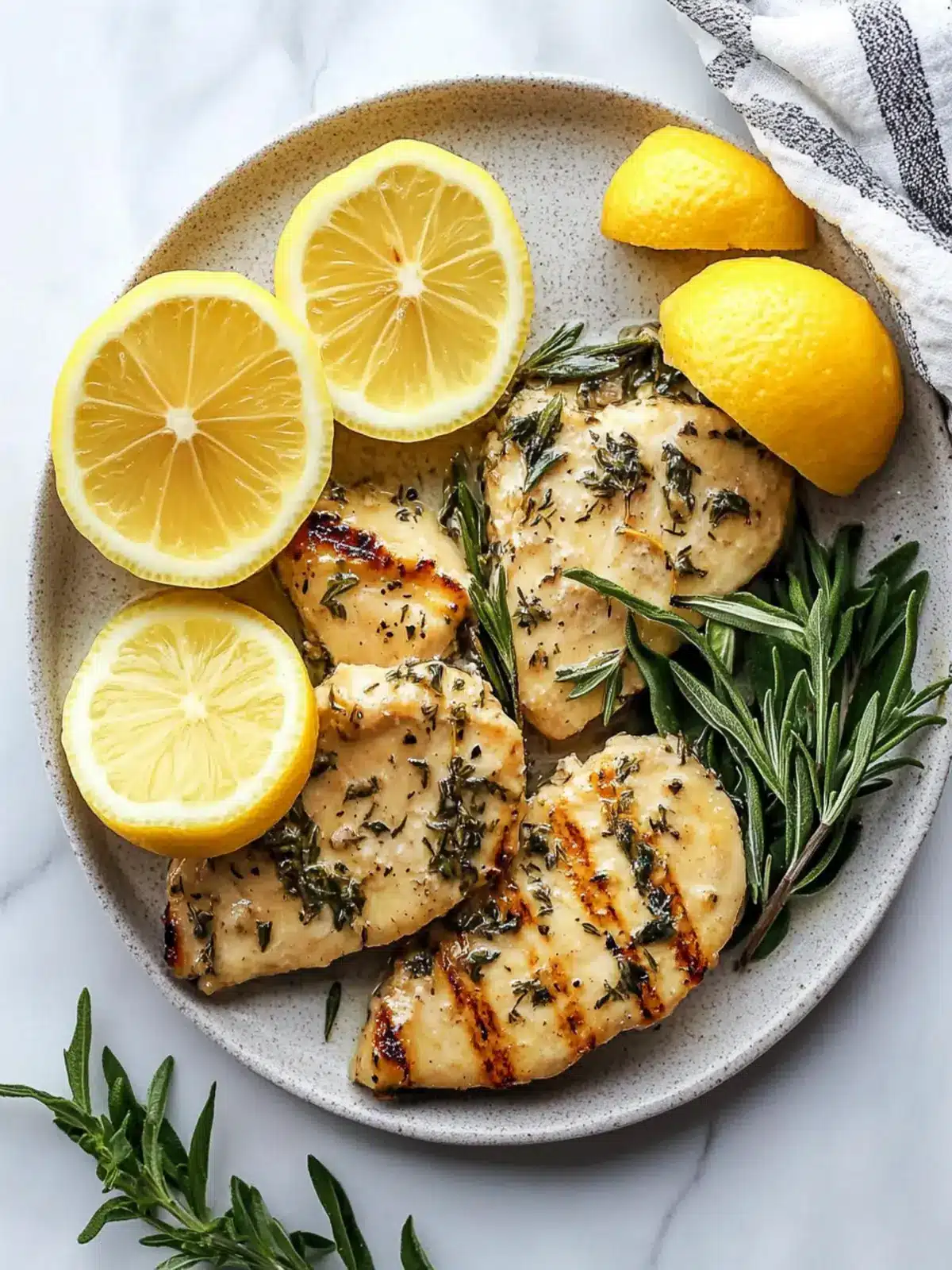 Zesty Lemon Herb Marinade for Perfectly Grilled Delights 2 Lemon Herb Marinade