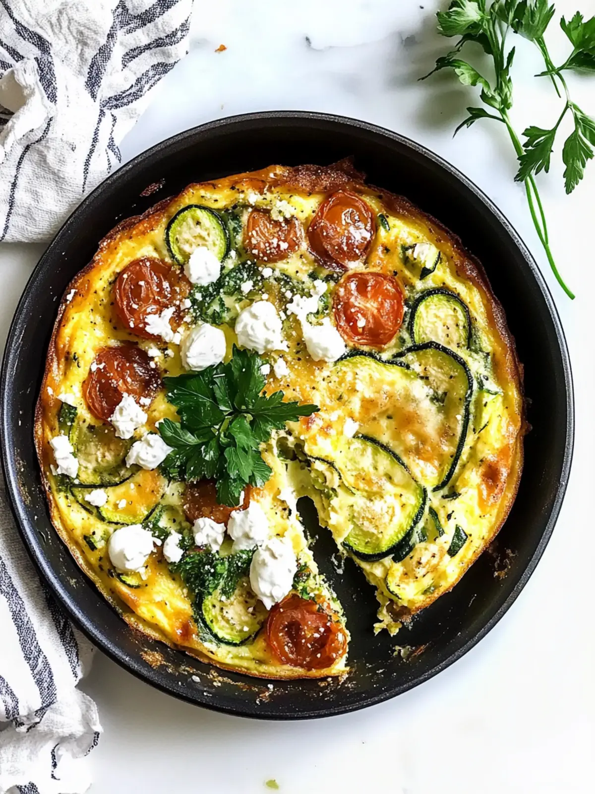 Savory Zucchini Frittata for a Flavor-Packed Breakfast Delight 3 Zucchini Frittata