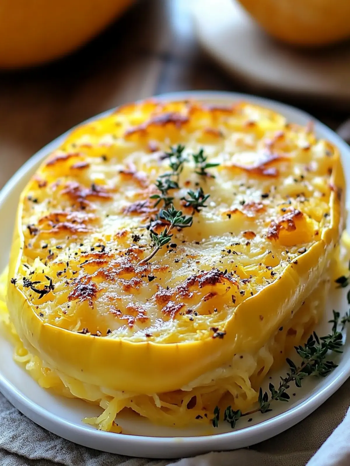 Decadent Spaghetti Squash Au Gratin for Comforting Evenings 4 Spaghetti Squash Au Gratin