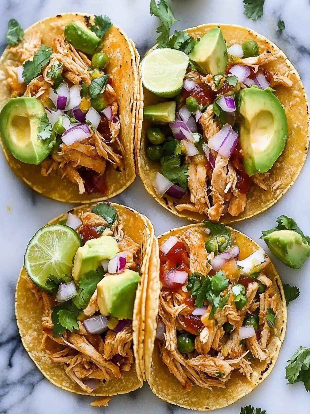 Crockpot Chicken Tacos for Effortless Weeknight Flavor 4 Crockpot Chicken Tacos