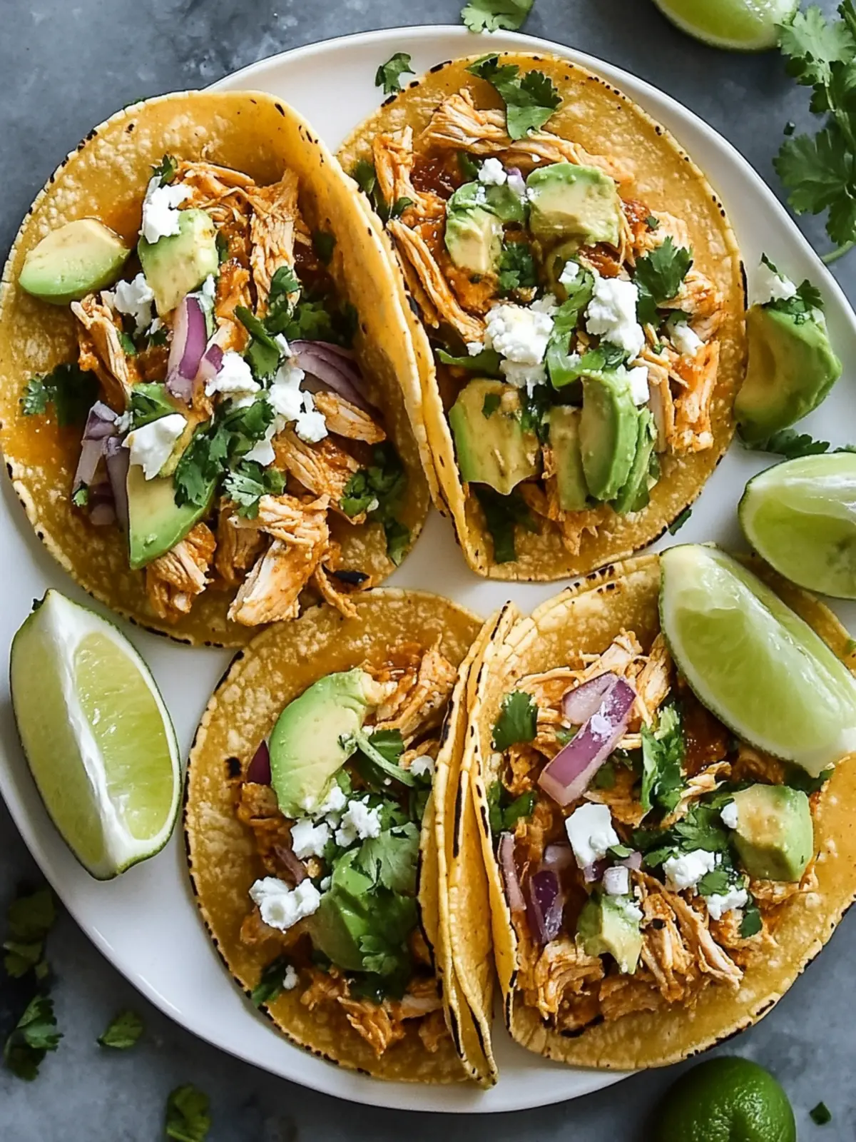 Crockpot Chicken Tacos for Effortless Weeknight Flavor 5 Crockpot Chicken Tacos