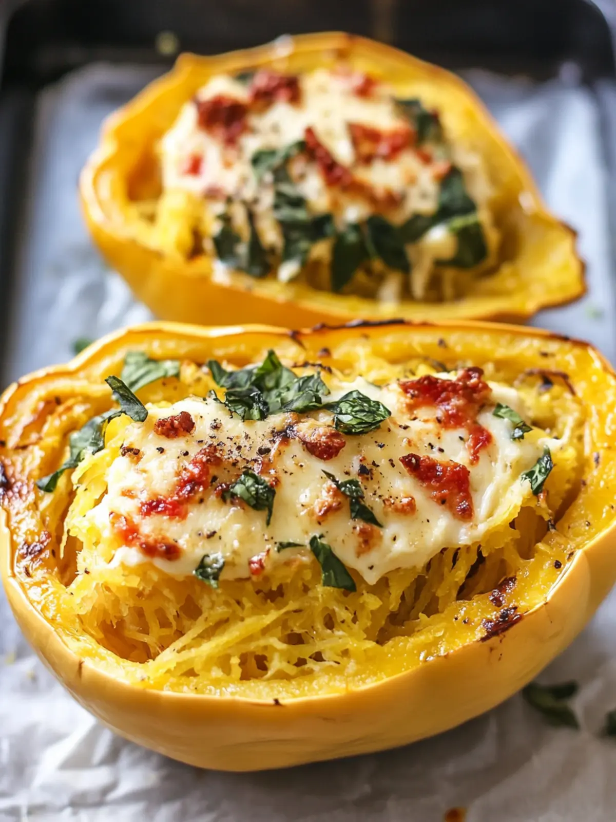 Baked Boursin Spaghetti Squash: A Creamy Delight Awaits 5 Baked Boursin Spaghetti Squash
