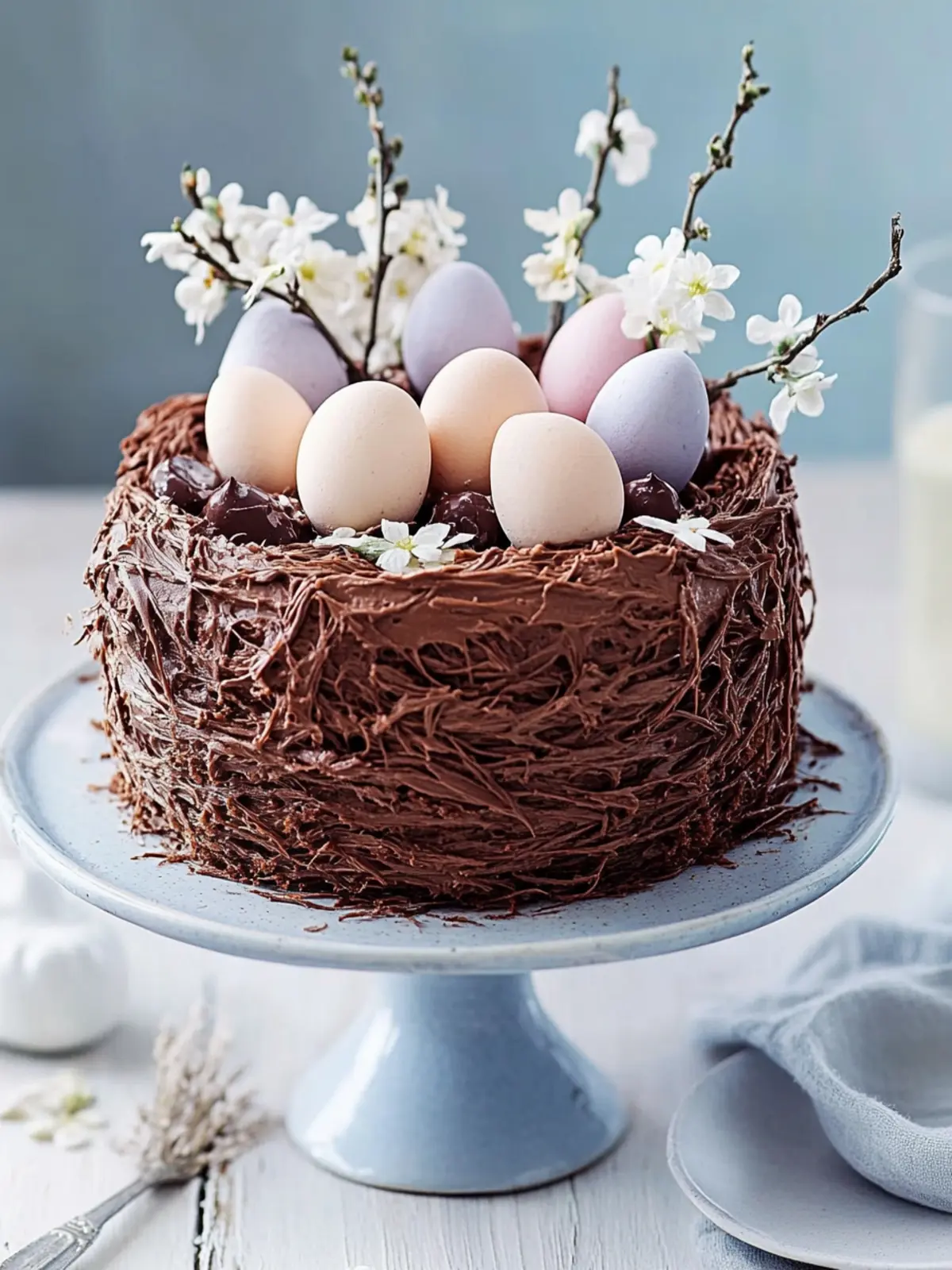 Decadent Chocolate Nest Easter Cake to Wow Your Guests 5 Chocolate nest Easter cake