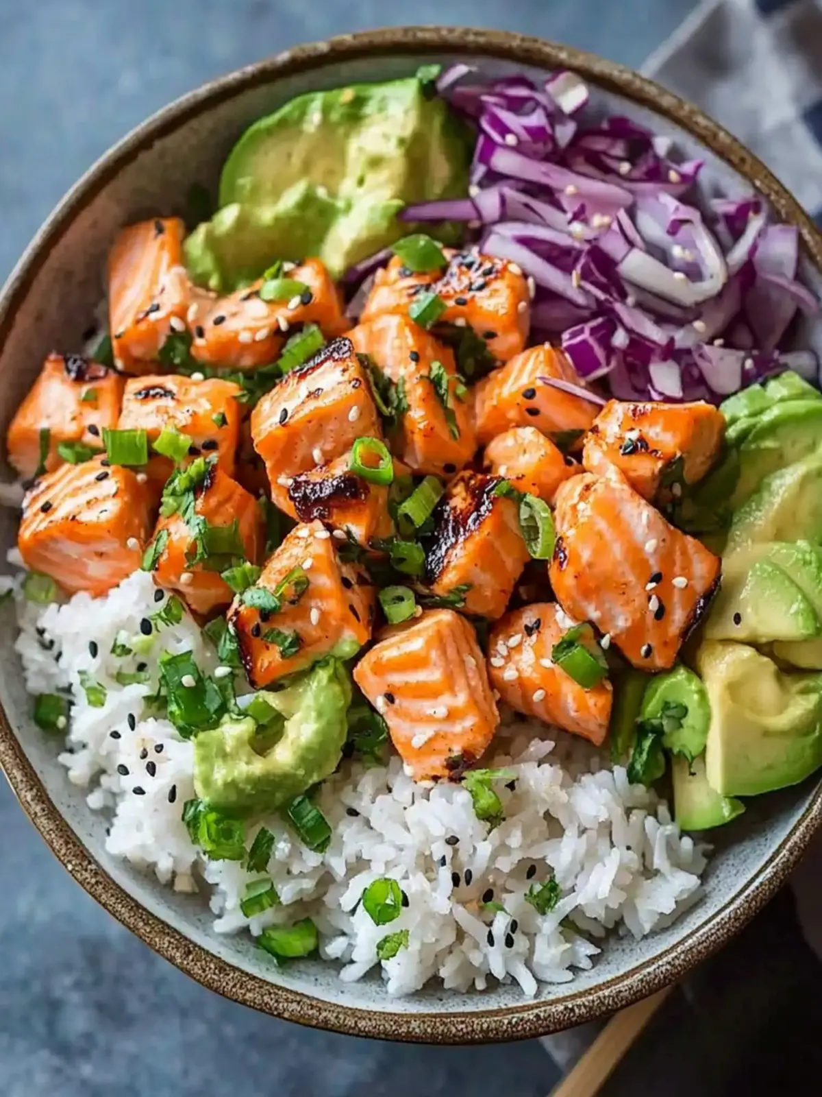 Delicious Spicy Salmon Bowl for a Flavorful Dinner Night 2 Spicy Salmon Bowl