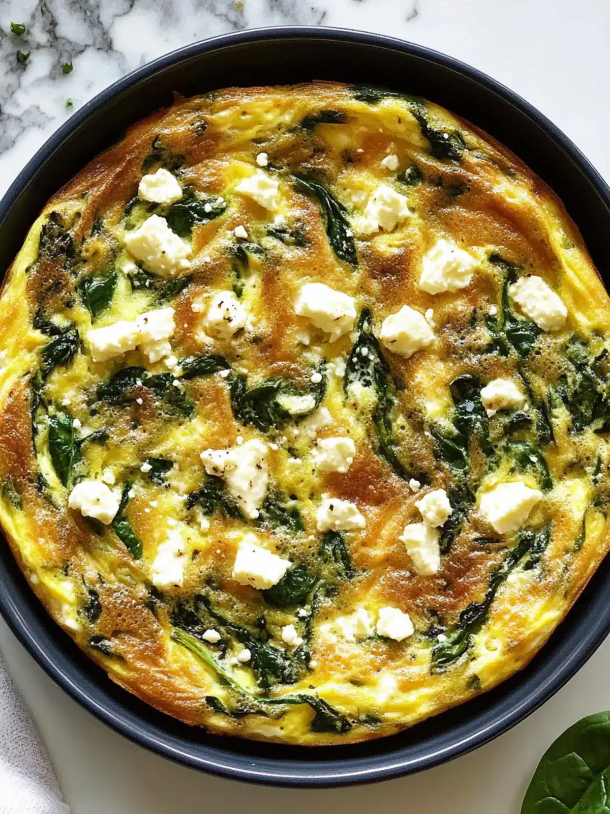 Delicious Spinach and Feta Frittata for Easy Weeknight Dinners 2 Spinach and Feta Frittata