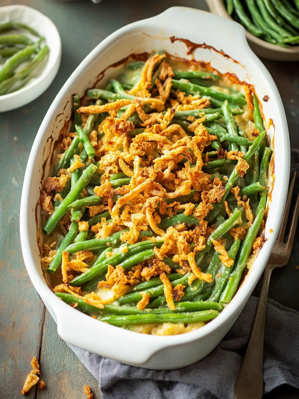 Delicious Green Bean Casserole for Cozy Family Gatherings 3 Green Bean Casserole