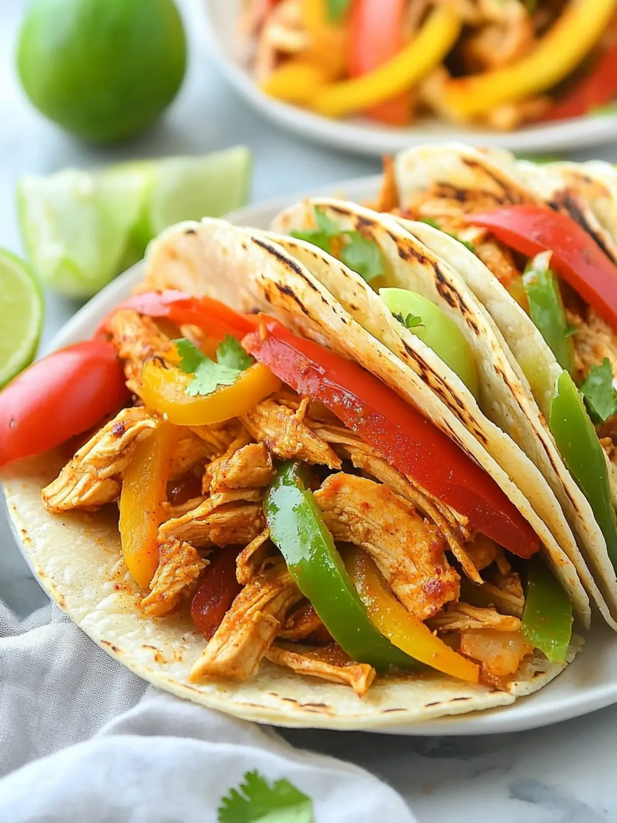 Crockpot Chicken Fajita Tacos for Easy Flavorful Dinners 3 Crockpot Chicken Fajita