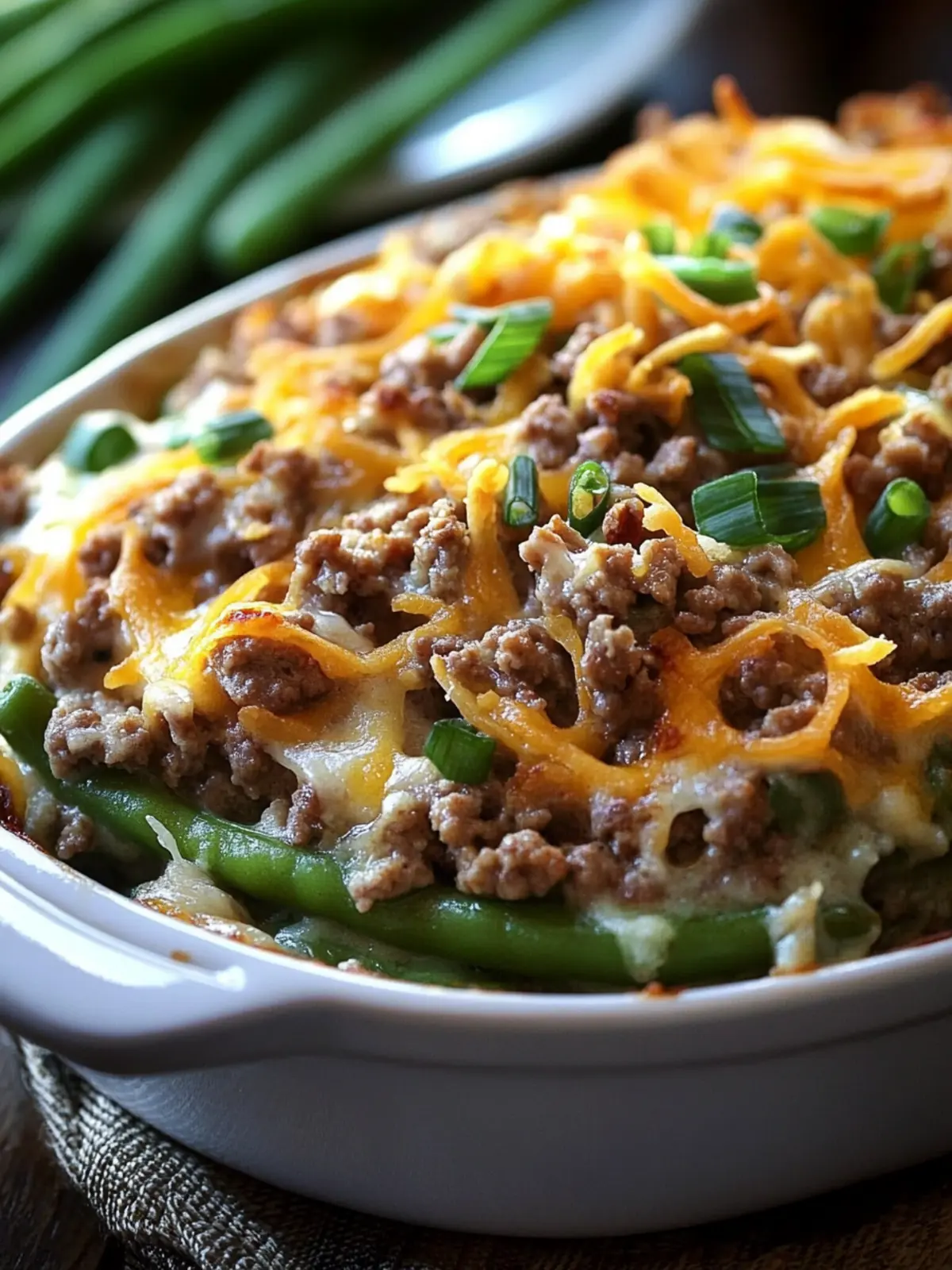 Savory Hamburger Green Bean Casserole for Cozy Nights 5 Hamburger Green Bean Casserole