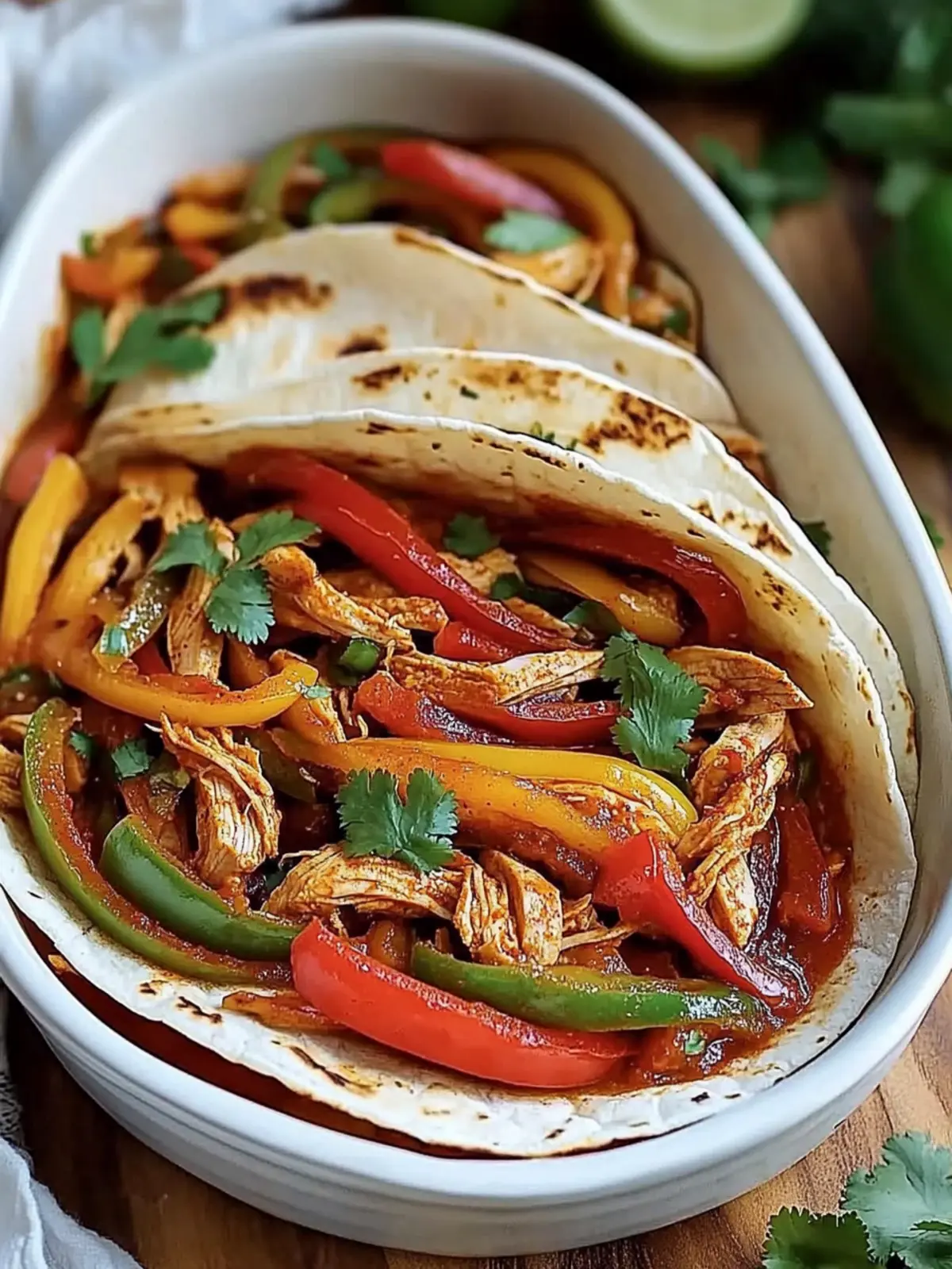 Crockpot Chicken Fajitas: Effortless Flavor for Any Meal! 2 Crockpot Chicken Fajitas