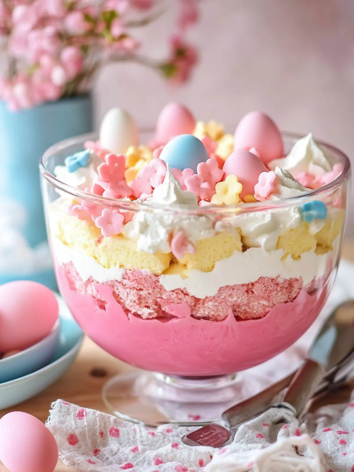 Easter Pink Velvet Cheesecake Trifle to Wow Your Guests 2 Easter Pink Velvet Cheesecake Trifle