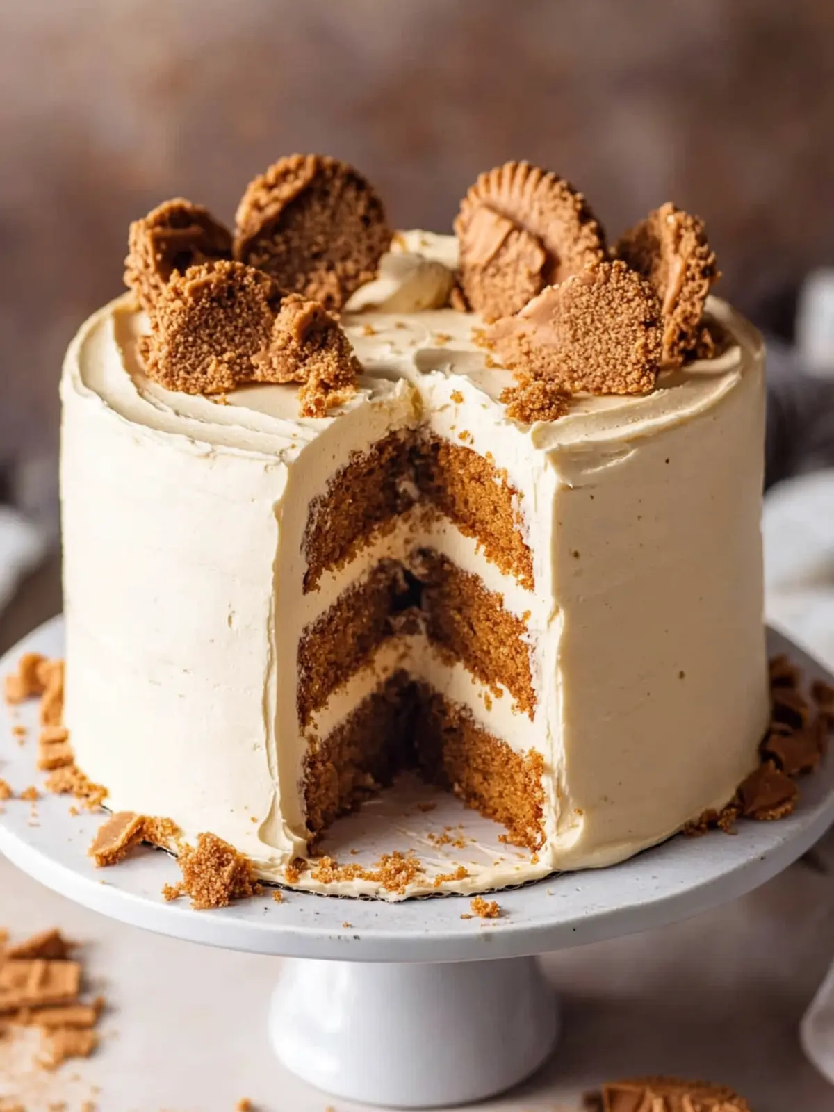 Indulge in Decadence with Biscoff Cookie Butter Cake 4 Biscoff Cookie Butter Cake