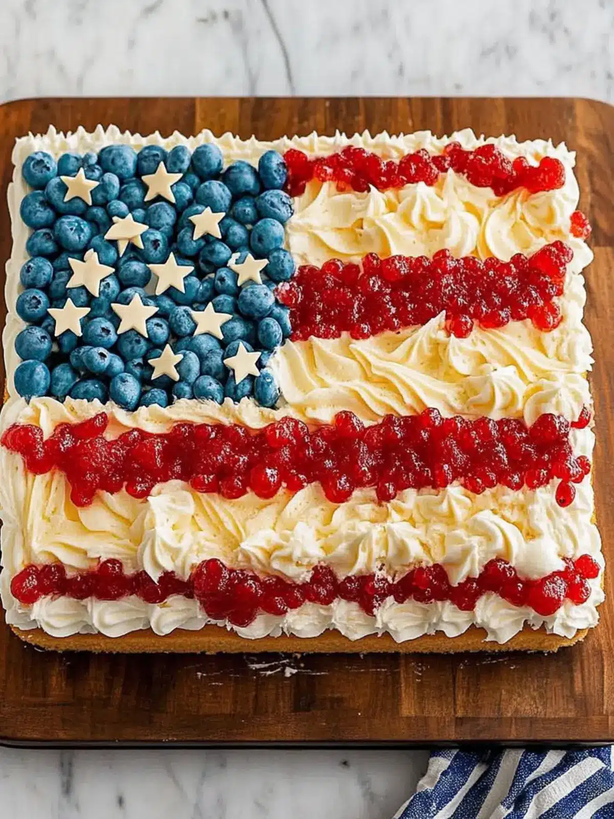 Flag Cake: Celebrate with a Colorful Sweet Treat! 3 Flag Cake