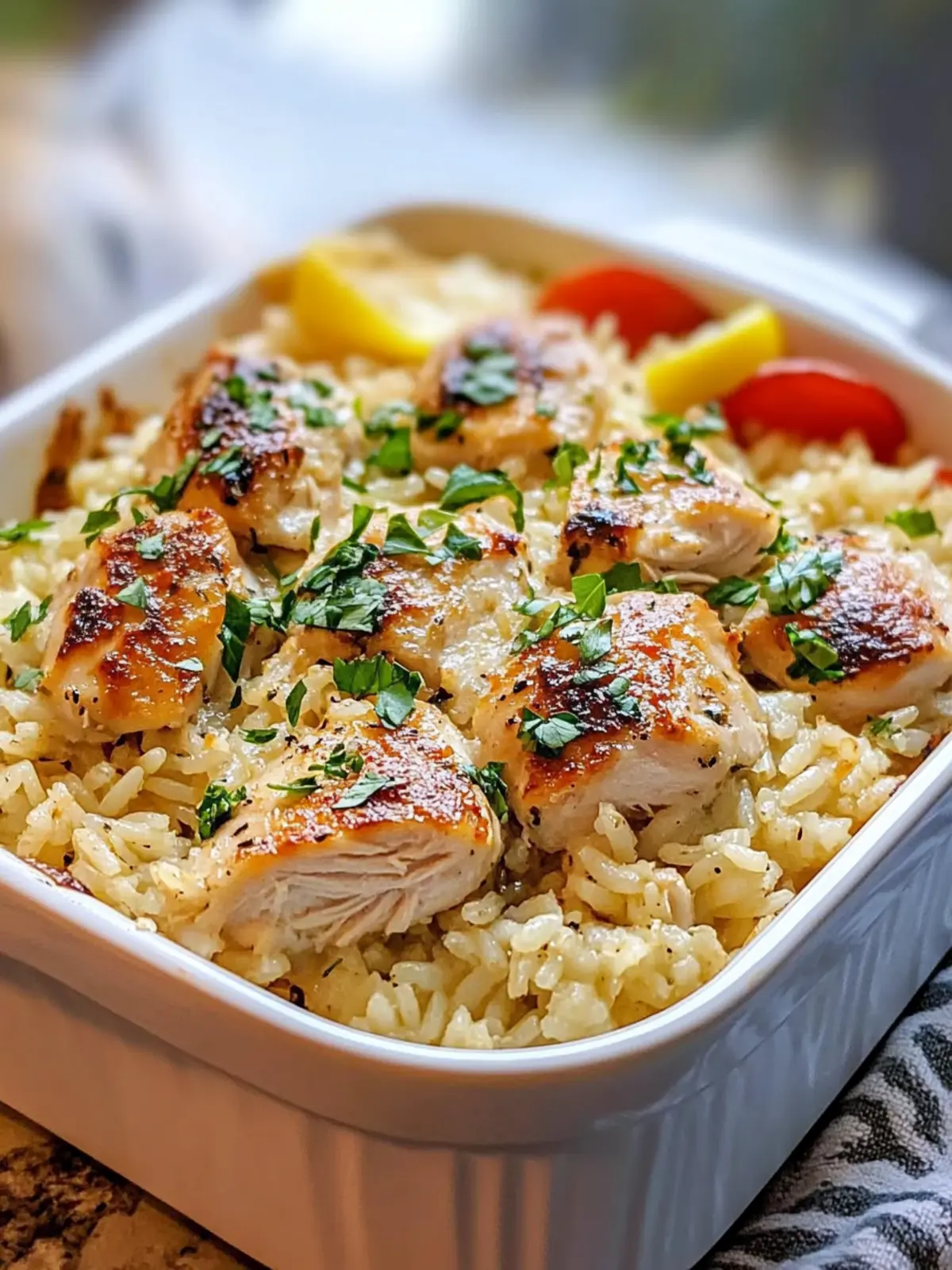 Italian Chicken Rice Casserole That Will Warm Your Heart 3 Italian Chicken Rice Casserole