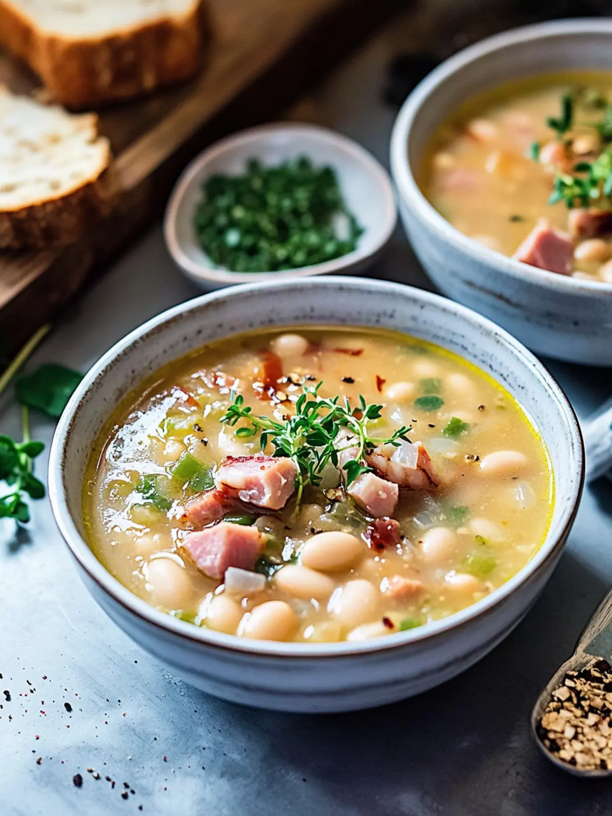 Warm Up with Hearty White Bean Ham Bone Soup Today 3 White Bean Ham Bone Soup