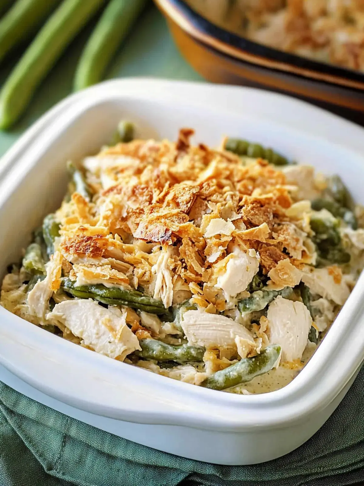 Easy Green Bean Chicken Casserole for Cozy Dinner Nights 2 GREEN BEAN CHICKEN CASSEROLE
