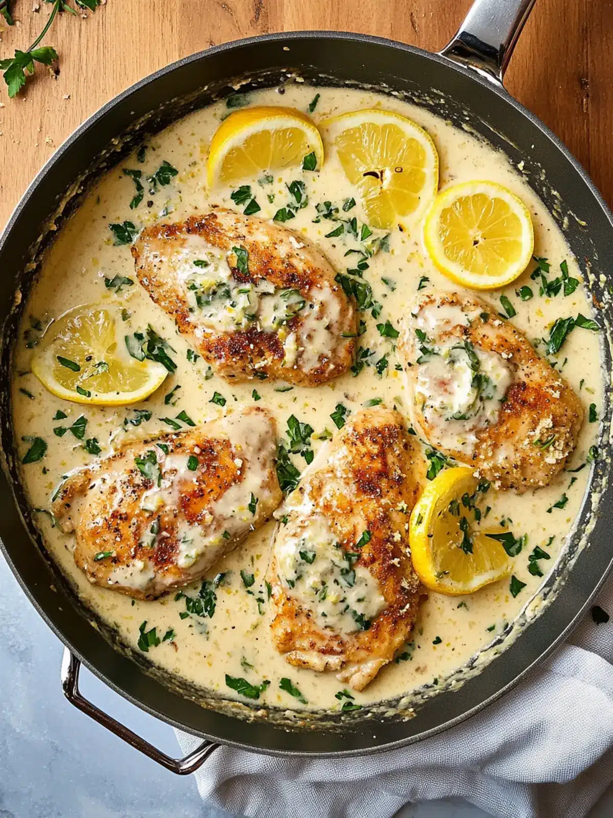 Indulge in Creamy Lemon Parmesan Chicken Bliss Tonight 4 Creamy Lemon Parmesan Chicken
