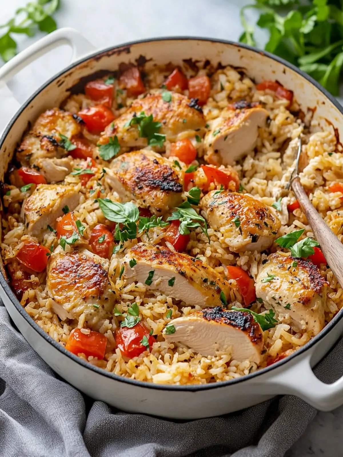 Melt-in-Your-Mouth Italian Chicken Rice Casserole Bliss 4 Italian Chicken Rice Casserole