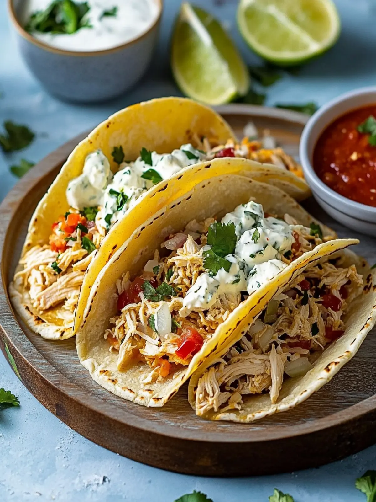 Dairy Free Chicken Tacos with Shredded Chicken Bliss 4 Chicken Tacos with Shredded Chicken