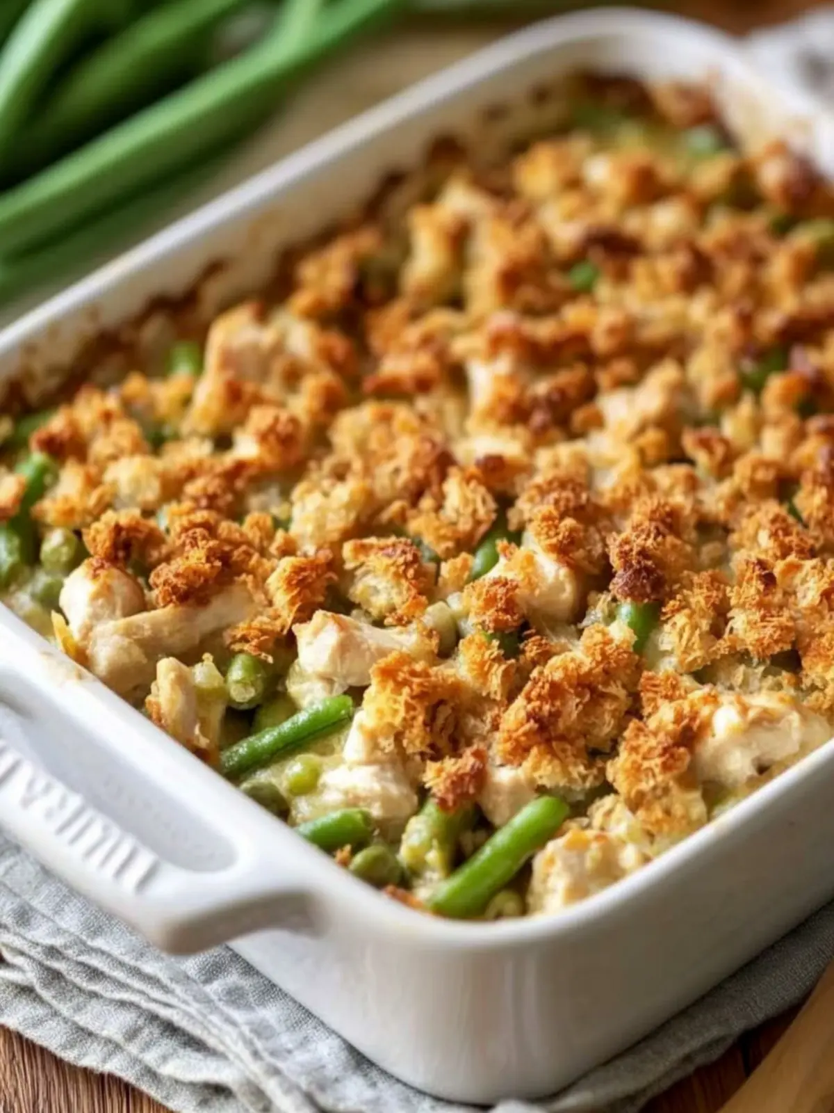 Easy Chicken Green Bean Casserole for Cozy Family Dinners 2 Chicken Green Bean Casserole
