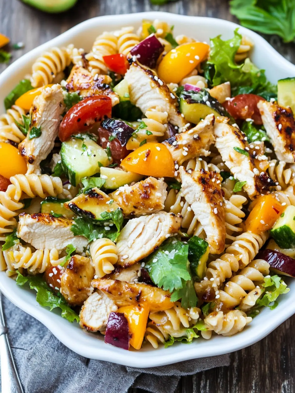 Delicious Teriyaki Chicken Pasta Salad for Fresh Flavors 5 Teriyaki Chicken Pasta Salad