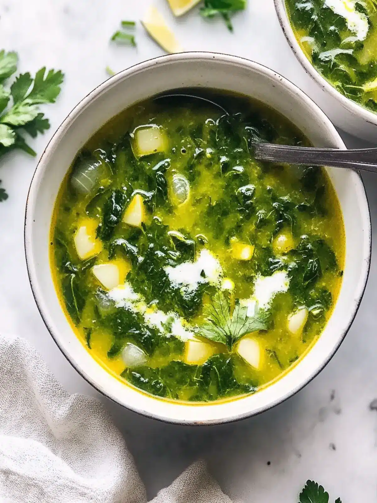 Delicious Green Borscht: Vibrant Spinach Soup Made Easy 4 Green Borscht (Ukrainian Spinach Soup)