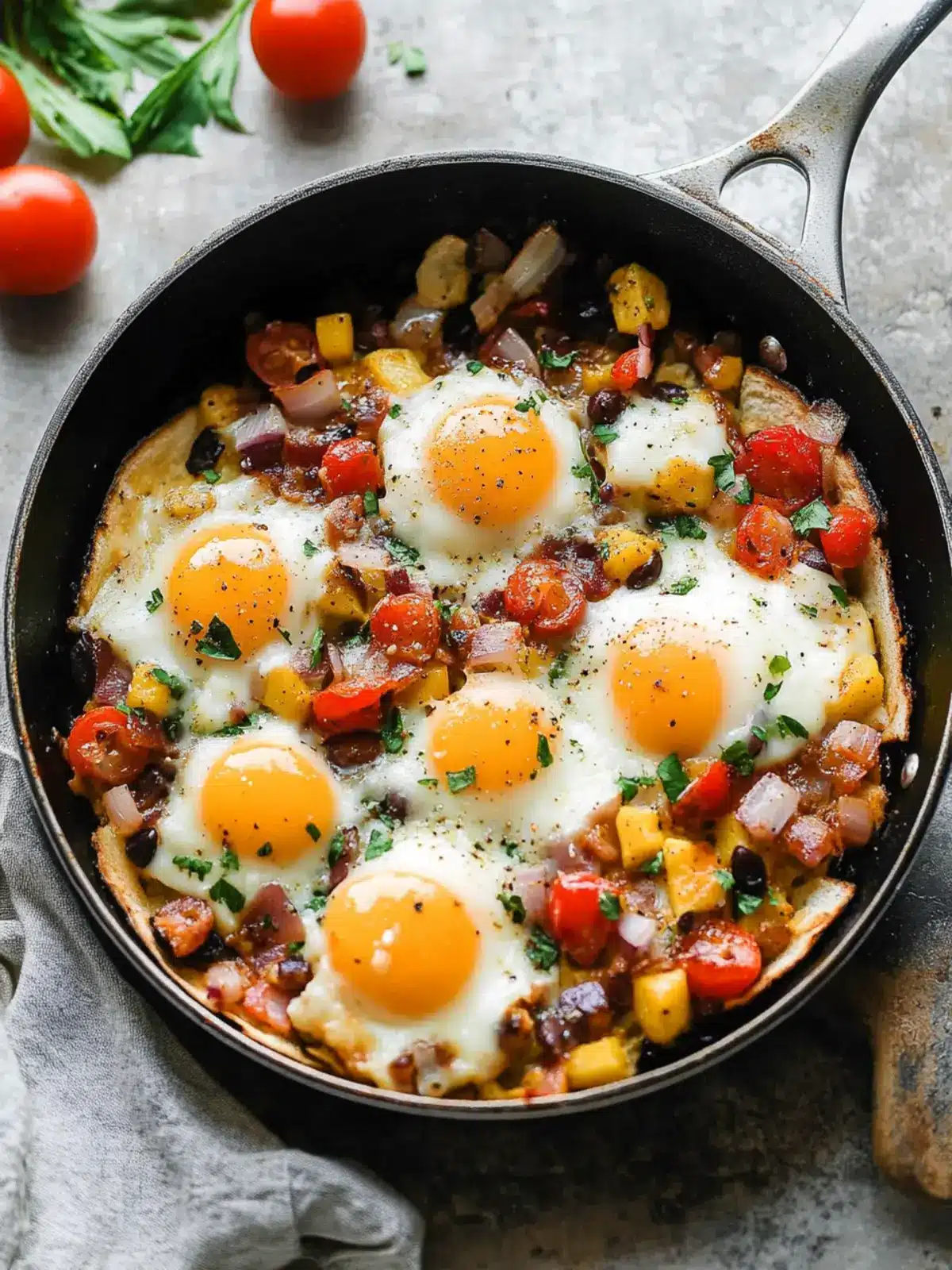 Sizzling Breakfast Skillet: A Hearty Morning Delight 2 Breakfast Skillet