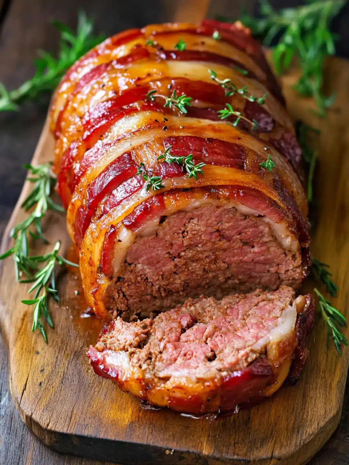 Bacon Wrapped Meatloaf: The Ultimate Comfort Food Delight 3 Bacon Wrapped Meatloaf