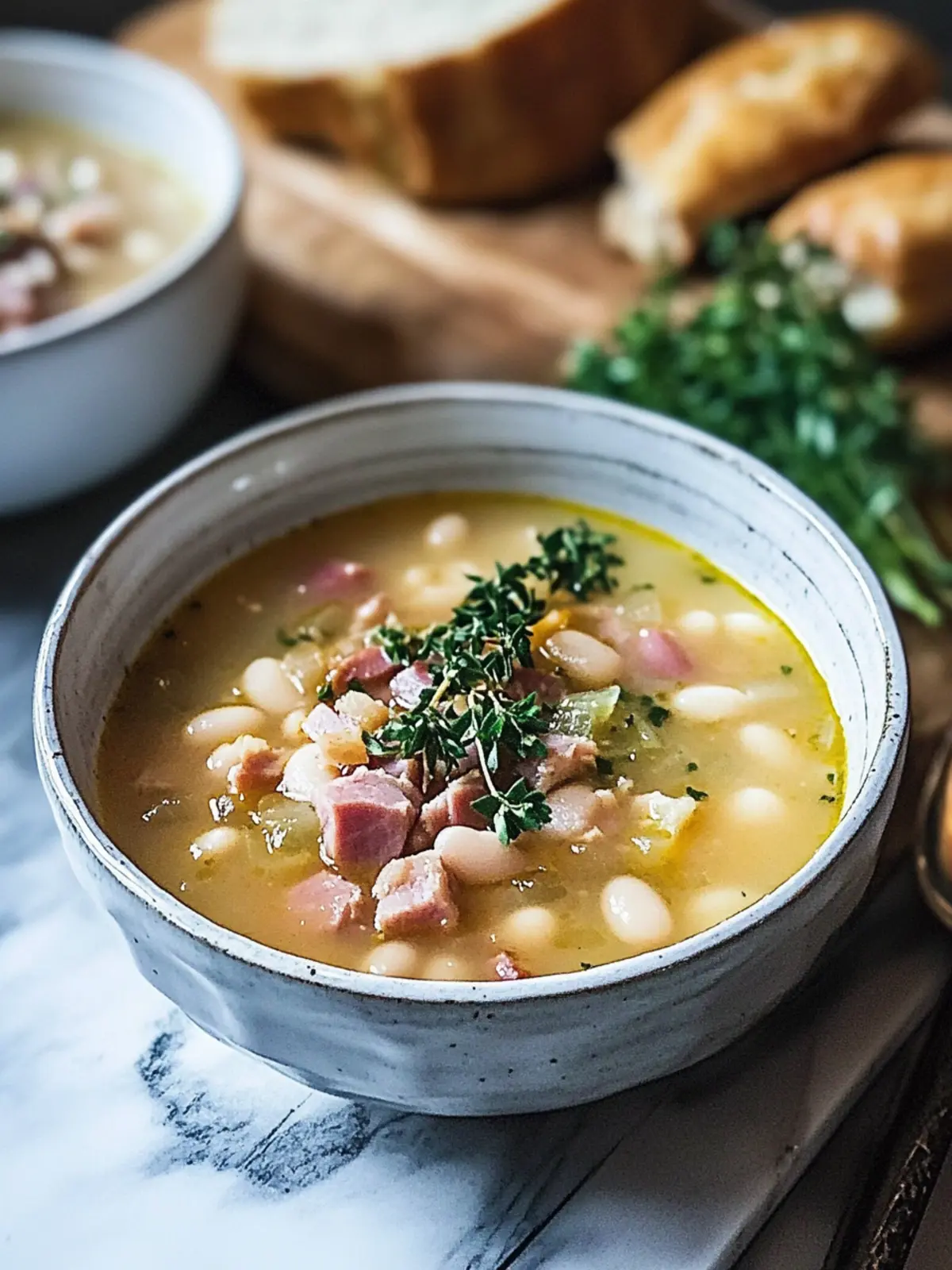 Warm Up with Hearty White Bean Ham Bone Soup Today 4 White Bean Ham Bone Soup