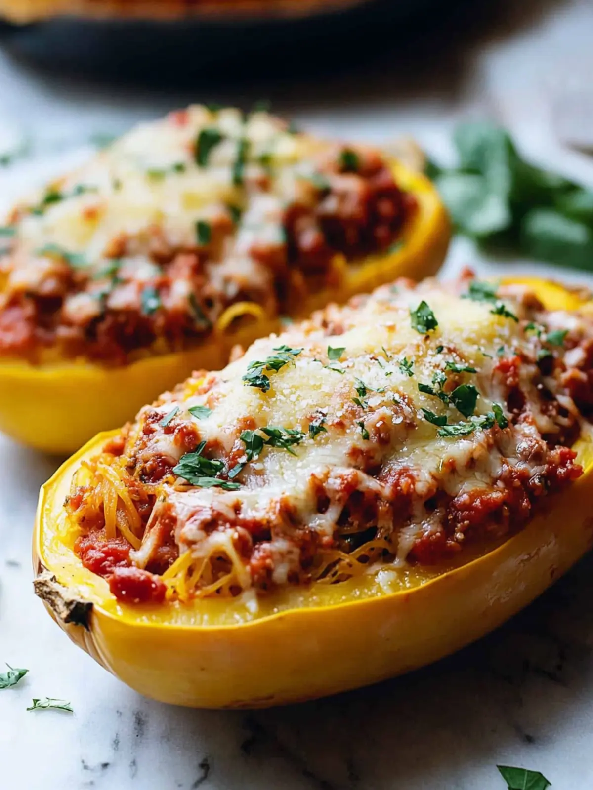 Savory Spaghetti Squash Lasagna Boats Packed with Flavor 5 Spaghetti Squash Lasagna Boats