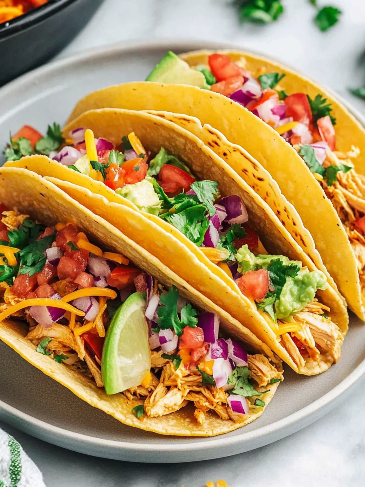 Crockpot Chicken Tacos: Effortless Flavor for Busy Nights 3 Crockpot Chicken Tacos