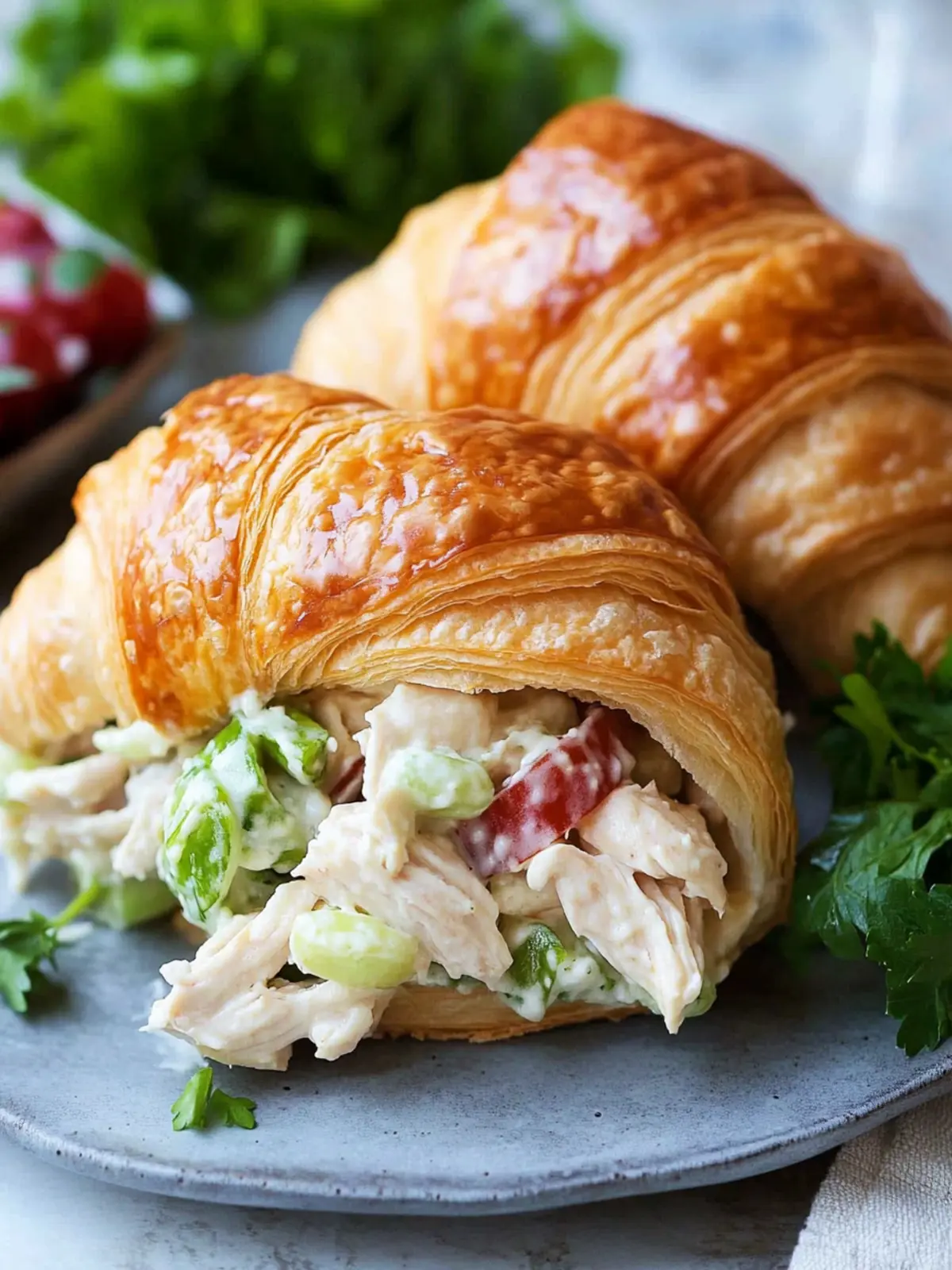 Delicious Chicken Salad Croissants for a Fresh, Flavorful Lunch 5 Chicken Salad Croissants